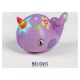 Мялка-сквиши Рыбка с рогом