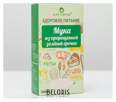 Мука из пророщенной зеленой гречки, 300 г