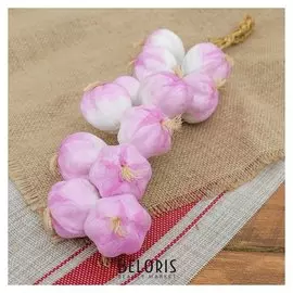 Муляж связка чеснока 40 см 12 головок