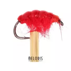 Мушка Gammarus Amphipod, 14, Red