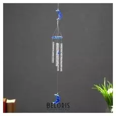 Музыка ветра пластик "Месяц" 4 трубки 40 см