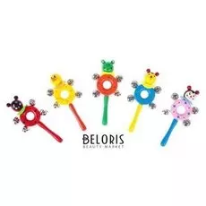 Музыкальная игрушка-бублик со зверями, микс