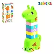 Музыкальная игрушка-конструктор Жираф, световые эффекты