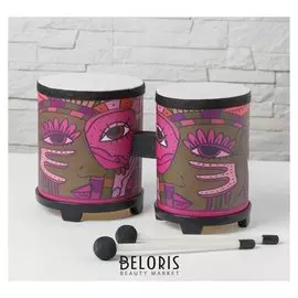 Музыкальная игрушка "Пара барабанов" 16х33,5х16,5 см