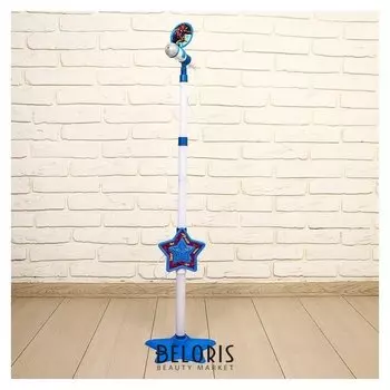 Музыкальная микрофон на стойке "Человек-паук" свет, звук