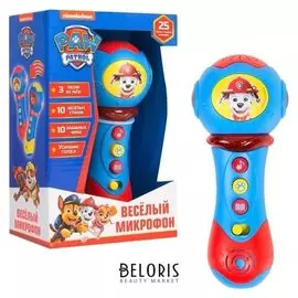 Музыкальный микрофон «Щенячий патруль», цвет жёлтый