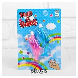 Мыльные нелопающиеся пузыри «Дельфин», набор 2 шт. по 10 мл, гель