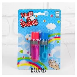 Мыльные нелопающиеся пузыри Радугас зажимом