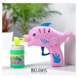 Мыльные пузыри «Фиолетовая рыбка», в наборе мыльный раствор