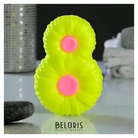 Мыло фигурное "8 марта ромашки" жёлтое, 80гр