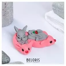 Мыло фигурное "Кролики в тапках" 105 г