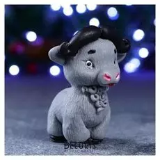 Мыло фигурное "Символ года: буйвол" серый, 85гр.