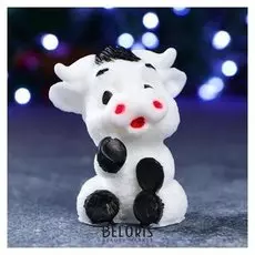 Мыло фигурное "Символ года: бычок" белый, 80гр