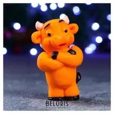 Мыло фигурное "Символ года: бычок брутал" рыжий, 65гр.