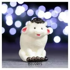 Мыло фигурное "Символ года: Бык жорик" белый, 95гр