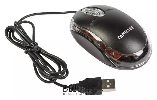 Мышь "Гарнизон" Gm-100, проводная, оптическая, 1000 Dpi, Usb, чёрная