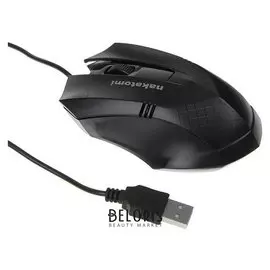 Мышь Nakatomi Mon-04u Navigator, проводная, оптическая, 1200 Dpi, Usb, чёрная