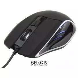 Мышь проводная игровая GEMBIRD MG-500, USB, 5 кнопок + 1 колесо-кнопка, оптическая, черная