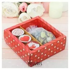 Набор аромасаше со свечками «Люблю тебя»