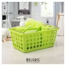 Набор аксессуаров для ванной комнаты в корзине, 6 предметов