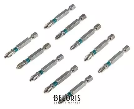 Набор бит Gross, Ph2х50, сталь S2, 10 шт.