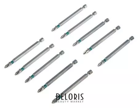 Набор бит Gross, Ph2х90, сталь S2, 10 шт.