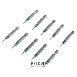 Набор бит Gross Torx, 6х50, сталь S2, 10 шт