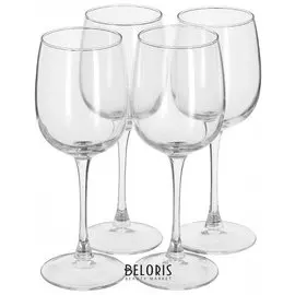 Набор бокалов для вина, 4 штуки, 420 мл объем, стекло, "Allegress", Luminarc