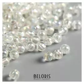 Набор бусин для творчества пластик "Мыльный пузырь" набор 20 гр 4/0 0,4х0,4х0,4 см