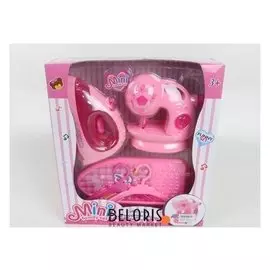 Набор бытовой техники: швейная машина, утюг, гладильная доска, на батарейках