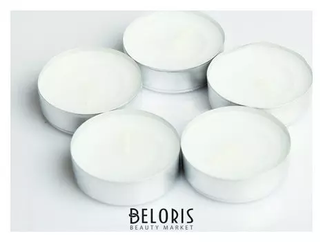 Набор чайных свечей, белый, 12 г, 30 штук