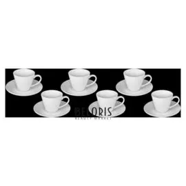 Набор чайный на 6 персон, 12 предметов: 6 чашек 180 мл, 6 блюдец