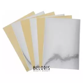 Набор цветного картона А4 "Зеркальный", 6 листов (3 золото + 3 серебро), 21х29,7 см