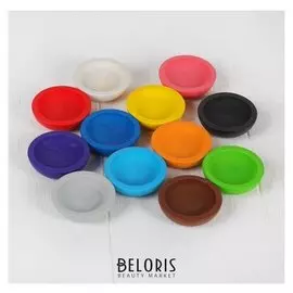 Набор "Цветные тарелочки" набор 12 шт., D=4 см