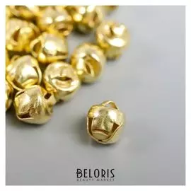 Набор декора для творчества металл "Золотые" D=0,6 см набор 30 шт