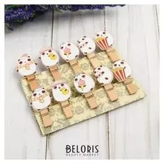 Набор декоративных прищепок «Мишки» набор 10 шт.