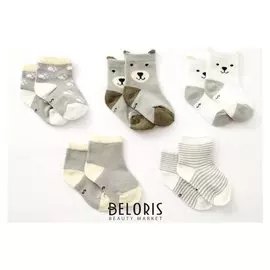 Набор детских носочков (5 пар) Collorista "Дружок", размер 14 (1-3 года)