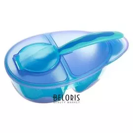 Набор детской посуды, 2 предмета: тарелка и ложка