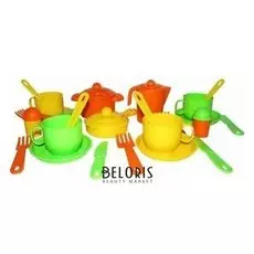 Набор детской посуды "Хозяюшка" на 4 персоны