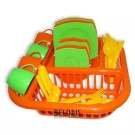 Набор детской посуды на 4 персоны Алиса