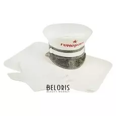 Набор для бани "Генерал" фуражка, коврик, рукавица