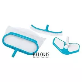 Набор для чистки бассейна Deluxe, сачок, щётка, насос, 29057 Intex