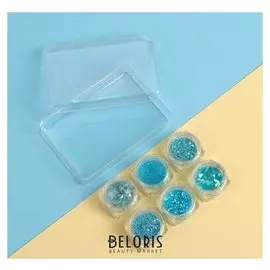 Набор для декора, цвет голубой