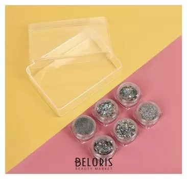 Набор для декора, цвет серебристый