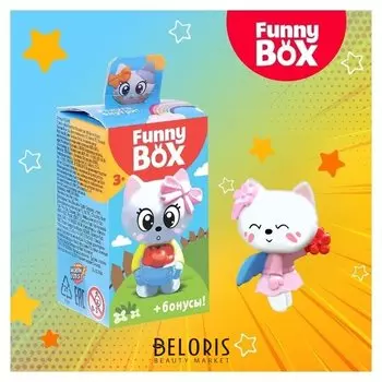 Набор для детей Funny Box Котик набор: радуга, инструкция, наклейки