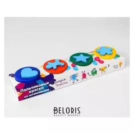 Набор для детского творчества Пальчиковые краски со штампиками