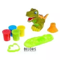 Набор для игры с пластилином «Диноленд», в пакете