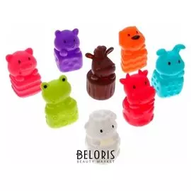 Набор для игры в ванной "Зверята" 8шт