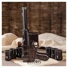 Набор для коньяка "Маузер", 7 предметов в наборе, 0,5 л/0.05 мл