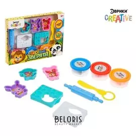 Набор для лепки «Весёлые зверята»